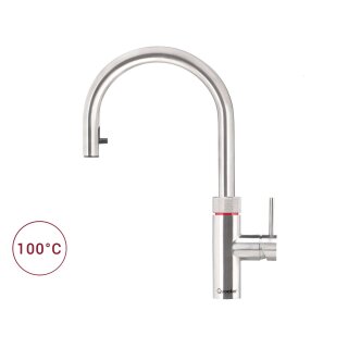 100 Grad heißes Wasser -  Quooker COMBI 2.2 E Flex RVS (Voll-Edelstahl)