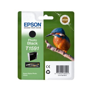 C13T15914010 - 17ml Fotoschwarz Epson Original Druckerpatrone für ca. 9.100 Seiten Druckleistung nach ISO lt. Hersteller