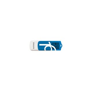 PHILIPS USB-Stick Vivid blau, weiß 16 GB