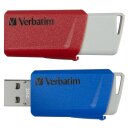 Verbatim USB-Sticks Store ´n´ Click rot, blau...