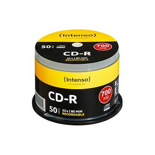 50 Intenso CD-R 700 MB