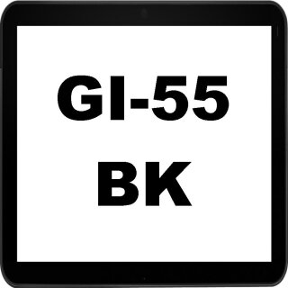 GI-55BK 70ml pigmentierte schwarze Canon Druckertinte für ca. 3.000 Seiten Druckleistung - 6292C001AA