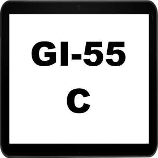 GI-55C 40ml pigmentierte cyan Canon Druckertinte für ca. 3.000 Seiten Druckleistung - 6289C001AA