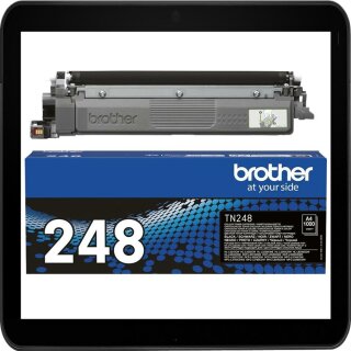 TN-248BK Black Brother Lasertoner mit ca. 1.000 Seiten Druckleistung