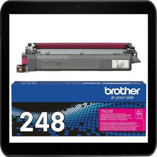 TN-248M Magenta Brother Lasertoner mit ca. 1.000 Seiten Druckleistung