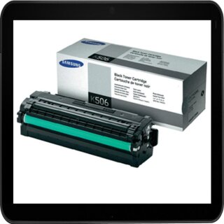 CLT-K506L/ELS Samsung Lasertoner schwarz mit ca. 6.000 Seiten Druckleistung nach ISO lt. Hersteller - SU171A