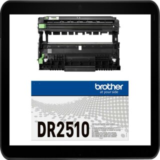 DR-2510 Brother Trommel für schwarz mit ca. 15.000 Seiten Druckleistung