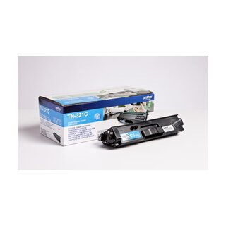 TN-321C - cyan - Brother Lasertoner mit 1.500 Seiten Druckleistung nach ISO