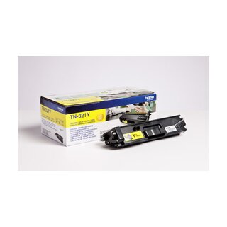 TN-321Y - yellow - Brother Lasertoner mit 1.500 Seiten Druckleistung nach ISO