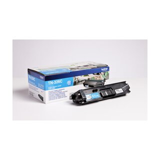 TN-326C - cyan - Brother Lasertoner mit 3.500 Seiten Druckleistung nach ISO