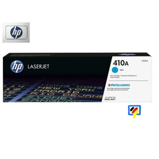 HP410A - CF411A - Cyan - Original HP Druckkassette mit 2.300 Seiten Druckleistung laut Hersteller