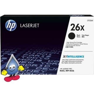 HP26X - CF226X - schwarz - Original HP Druckkassette mit 9.000 Seiten Druckleistung nach Iso - passend für HP Laserjet Pro M402