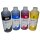 4.000 ml Inktec Pigmentierte schwarz, cyan, magenta & yellow Nachfülltinte für HP970, HP971, HP971C, HP973, HP980 & HP981C Druckerpatronen