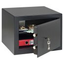 BURG WÄCHTER Möbeltresor Home-Safe H 210 S Sicherheitsstufe B nach VDMA 24992 schwarz 40,2 x 37,6 x 27,8 cm