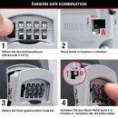 Master Lock® 5401EURD Schlüsseltresor grau Zahlenschloss