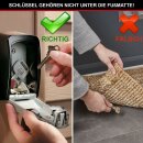 Master Lock® 5401EURD Schlüsseltresor grau Zahlenschloss