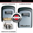 Master Lock® 5401EURD Schlüsseltresor grau Zahlenschloss