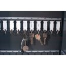 pavo High Security Magnettag Schlüsseltresor grau mit 50 Haken Elektronikschloss