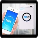 ACR122U Smart NFC RFID-Lesegerät/Schreiber ISO 14443 A/B-Kartenklongerät + Freie Software + 5-teilige beschreibbare UID-Schlüsselanhänger