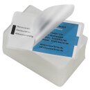 Visitenkartenformatige LMG 100 Blatt glänzende Laminierfolien - 125 micron