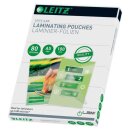 A5 LEITZ 100 Blatt glänzende Laminierfolien - 80 micron