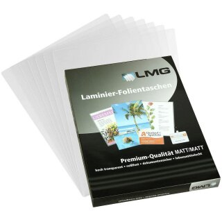 A4 LMG 25 Blatt matte Laminierfolien - 125 micron