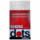 A4 dots 100 Blatt glänzende Laminierfolien - 80 micron