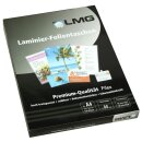 A4 LMG 100 Blatt glänzende Laminierfolien mit Universal-Lochung - 80 micron