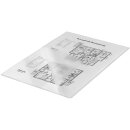 A4 LEITZ 100 Blatt glänzende Laminierfolien mit selbstklebenden Rücken - 125 micron