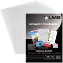 A4 LMG 100 Blatt glänzende Laminierfolien - 125 micron