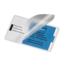 Visitenkartenformatige RENZ 100 Blatt glänzende Laminierfolien - 125 micron