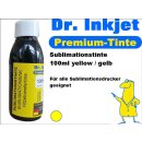 Dr.Inkjet 100ml Yellow Sublimationstinte für...