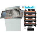 TN-2420XL (Jumbo) TiDis Ersatzlasertoner schwarz mit ca. 6.000 Seiten Druckleistung nach ISO