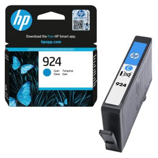 HP924 cyan HP Druckerpatrone mit ca. 400 Seiten Druckleistung  4K0U3NE