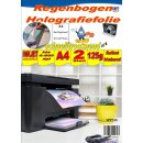 A4 Selbstklebende Rainbow Holografie Folie -...