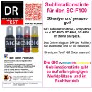 350ml GIC Sublimationstinte kompatibel zu SC-F100 - Farbe Black, Cyan, Magenta, Yellow