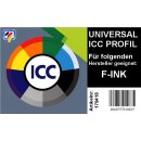 Universal ICC Profil kompatibel zu FOMZZE Sublimationstinten für 4 Farbdrucker - USB - Stick