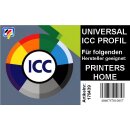 Universal ICC Profil kompatibel zu PRINTERS HOME...