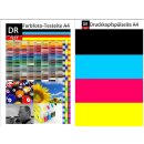 1000ml  TiDis Universal Nachfülltinte für Brother Drucker - 400ml schwarz und je 200ml cyan, magenta, yellow