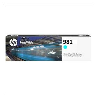 HP981A - HP Druckerpatrone cyan mit ca. 6.000 Seiten Druckleistung (J3M68A)