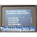 IRP758 - CISS / Easyrefillpatronen Starterpaket mit 350ml Premium Nachfülltinte von Dr. Inkjet ersetzen die PGI570XL und die CLI571XL inkl. Grauer Druckerpatrone