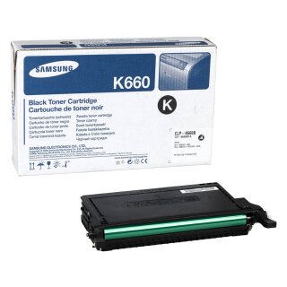 ST906A - CLP-K660B - schwarz - Original Samsung Toner mit 5.500 Seiten Druckleistung nach Iso