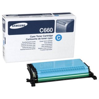 ST885A - CLP-C660B - cyan - Original Samsung Toner mit 5.000 Seiten Druckleistung nach Iso