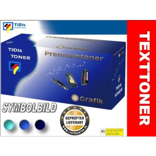 TiDis Text-Recyclingtoner mit 1.500 Seiten Druckleistung nach Iso - ersetzt Cartridge 731 Cyan 6271B002