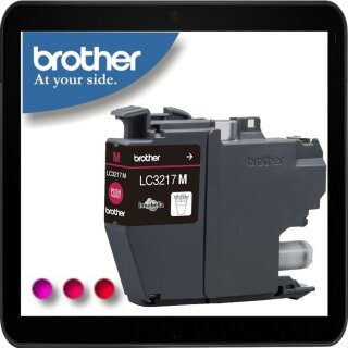 LC3217M - magenta - Original Brotherpatrone mit 550 Seiten Druckleistung nach ISO