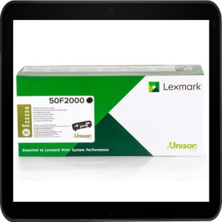 502 - Lexmark 50F2000 Lasertoner schwarz return program mit ca. 1.500 Seiten Druckleistung