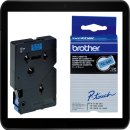 brother Beschriftungsband TC-501 schwarz auf blau 12 mm