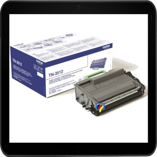 TN-3512 - Brother Lasertoner Schwarz mit einer Druckleistung von max. 12.000 Seiten