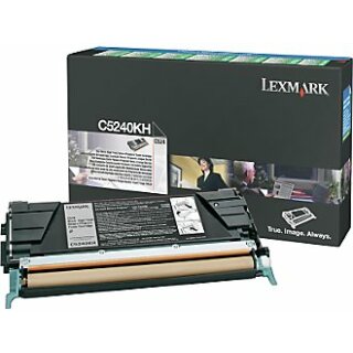 C5240KH - Schwarz - Original Lexmark Toner mit 8.000 Seiten Druckleistung nach Iso