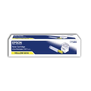 SO50316 - gelb - Original Epson Toner mit 5.000 Seiten Druckleistung nach Iso